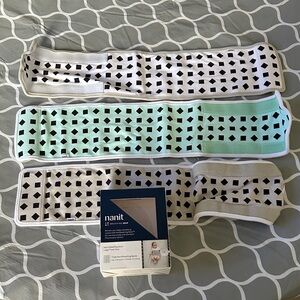 Nanit Breathing Wear Band - Mint and White